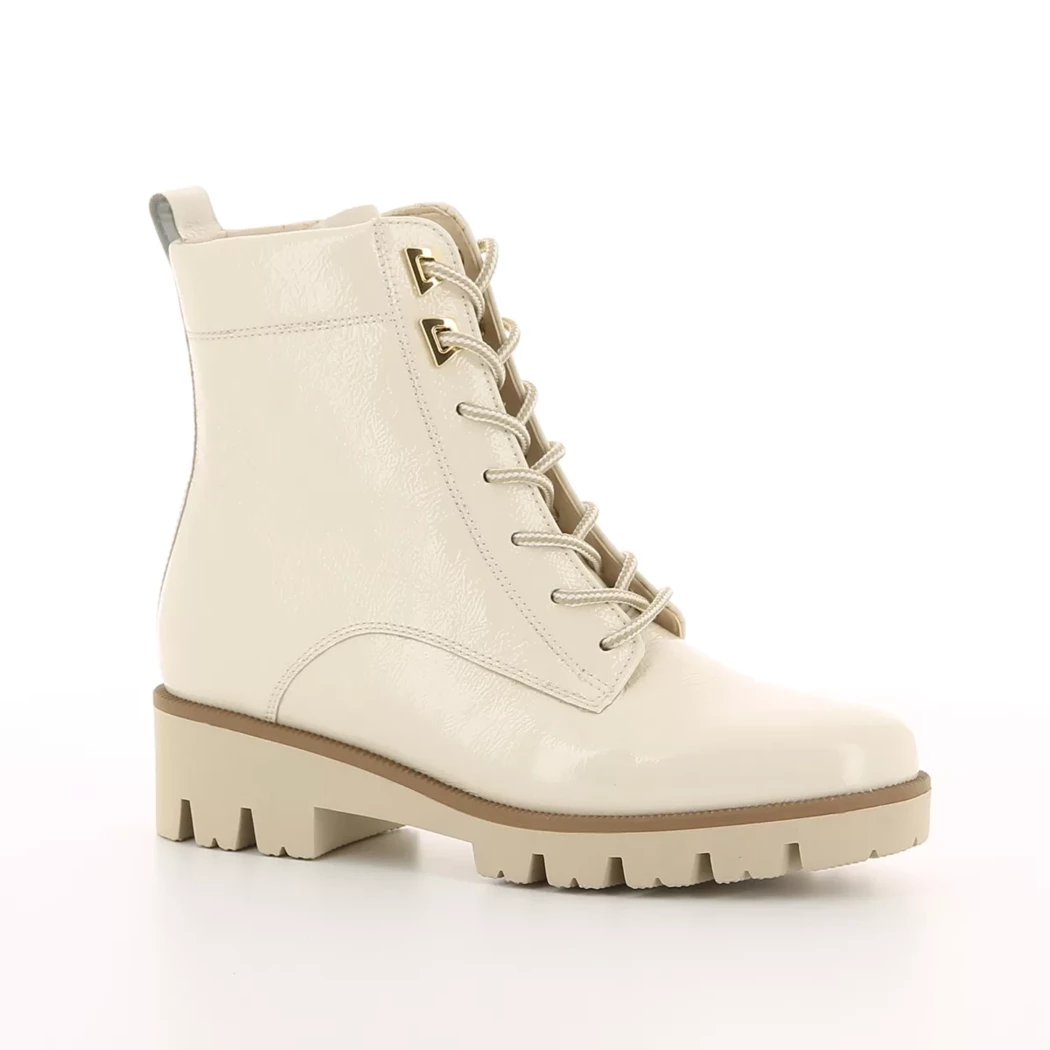 Image (1) de la chaussures Gabor - Bottines Beige en Cuir vernis