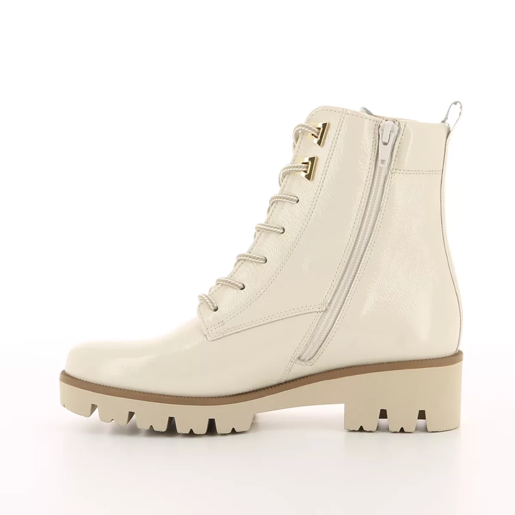 Image (4) de la chaussures Gabor - Bottines Beige en Cuir vernis