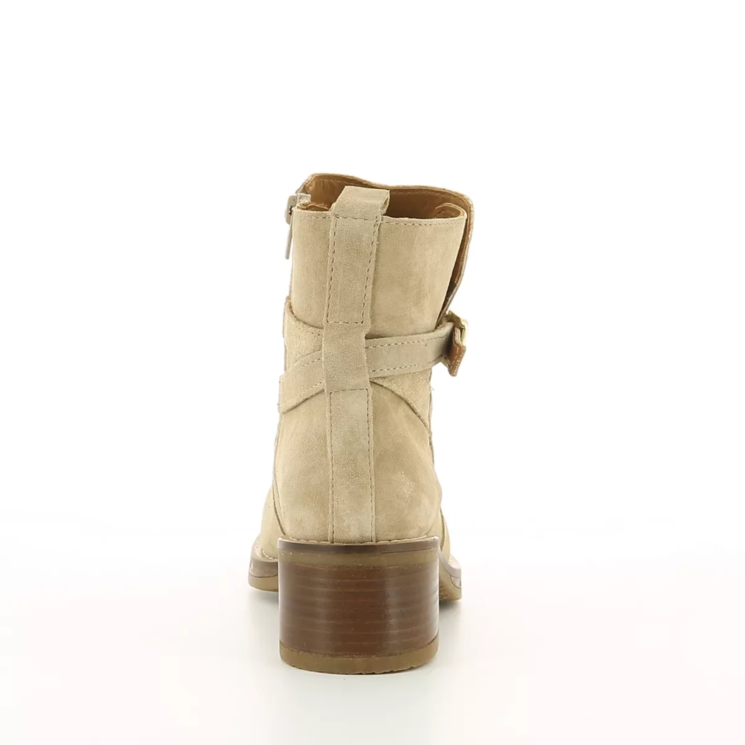 Image (3) de la chaussures Alpe - Boots Beige en Cuir nubuck