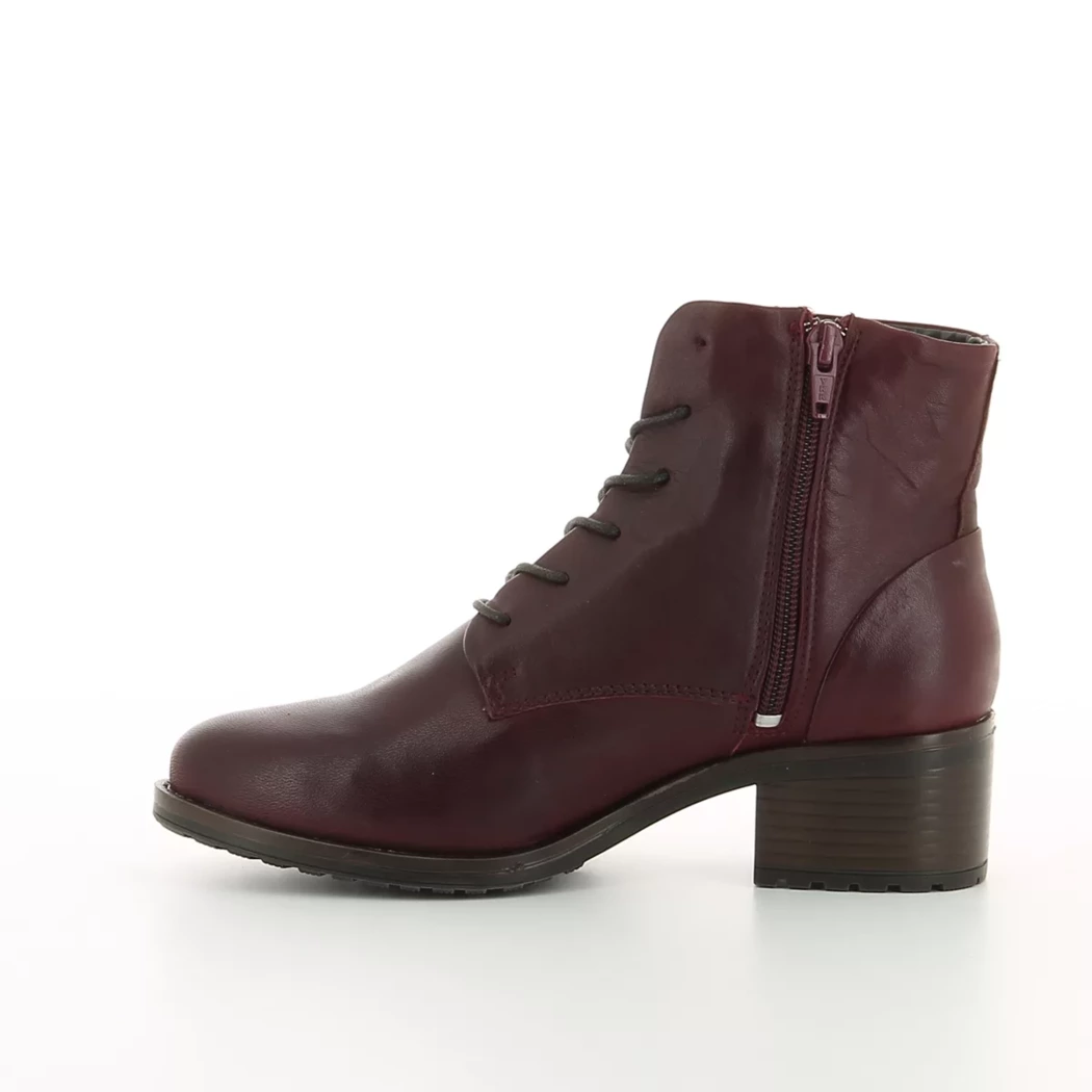 Image (4) de la chaussures Miz Mooz - Bottines Bordeaux en Cuir