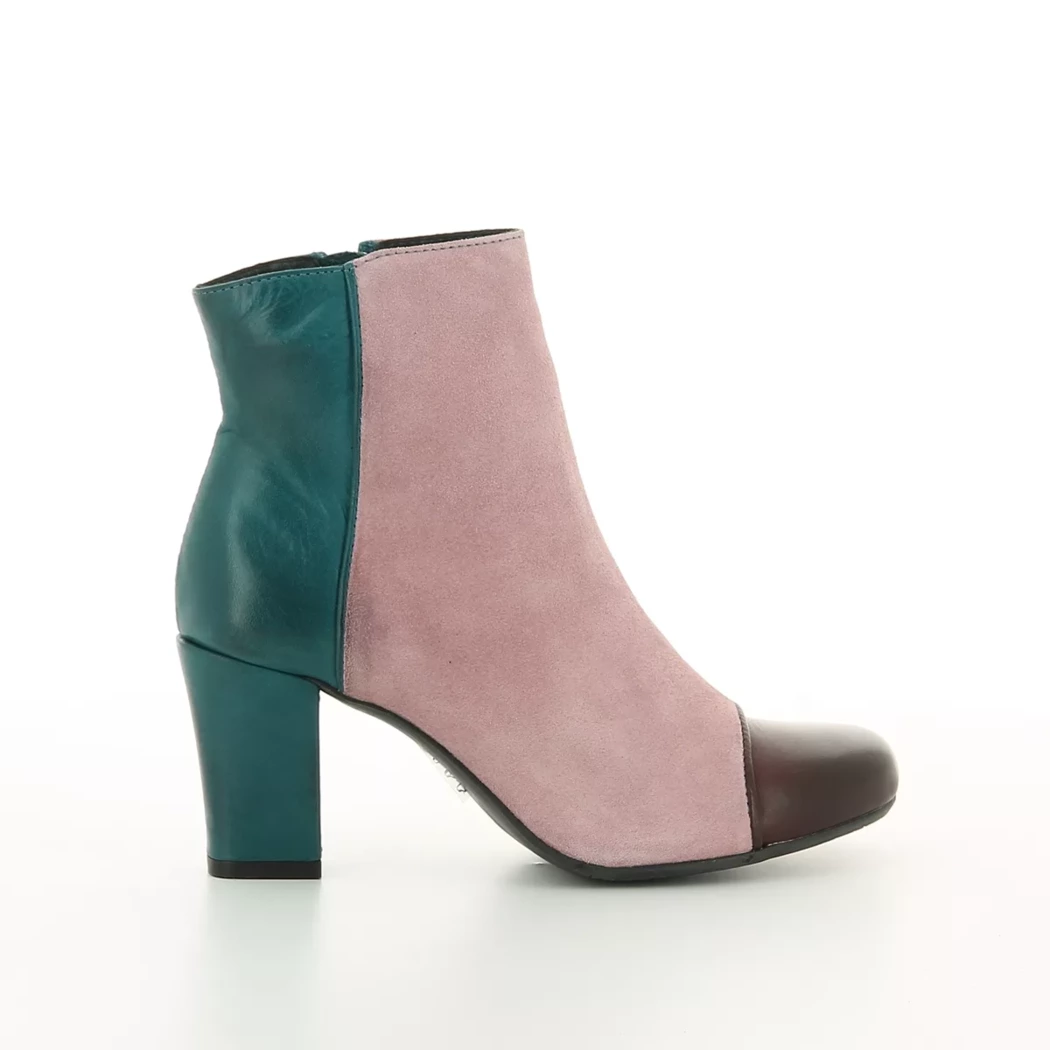 Image (2) de la chaussures Miz Mooz - Boots Rose en Cuir nubuck