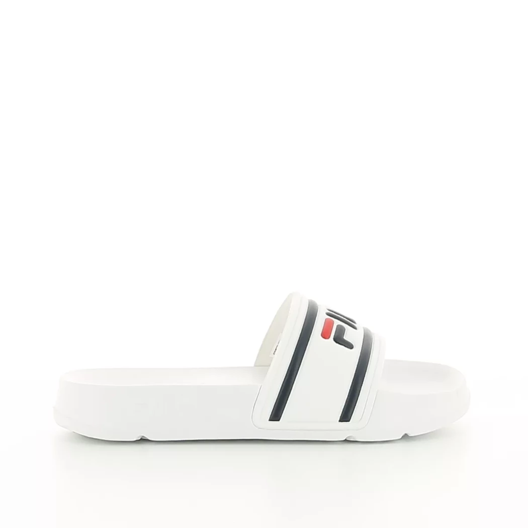 Image (2) de la chaussures Fila - Tongs et Plage Blanc en Cuir synthétique