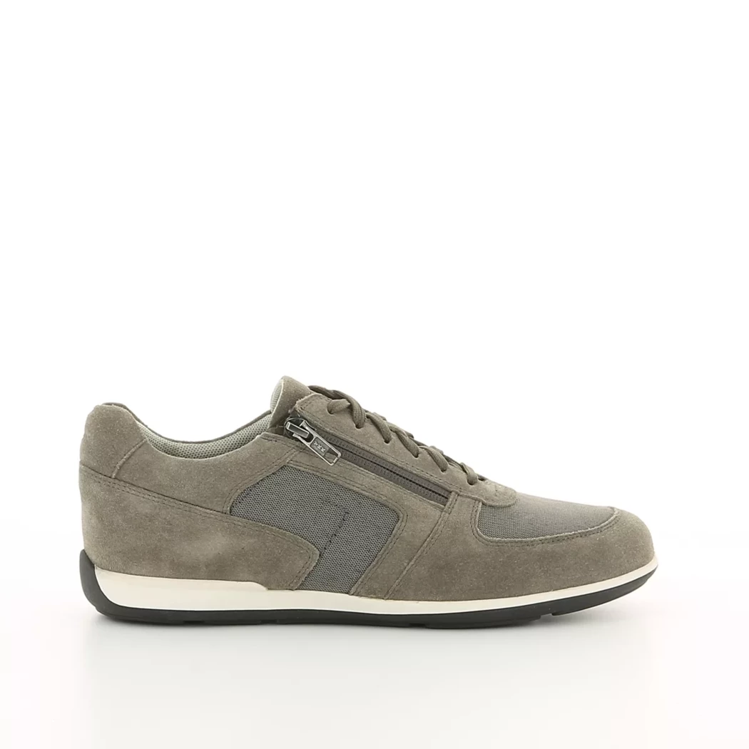 Image (2) de la chaussures Geox - Chaussures à lacets Taupe en Cuir nubuck