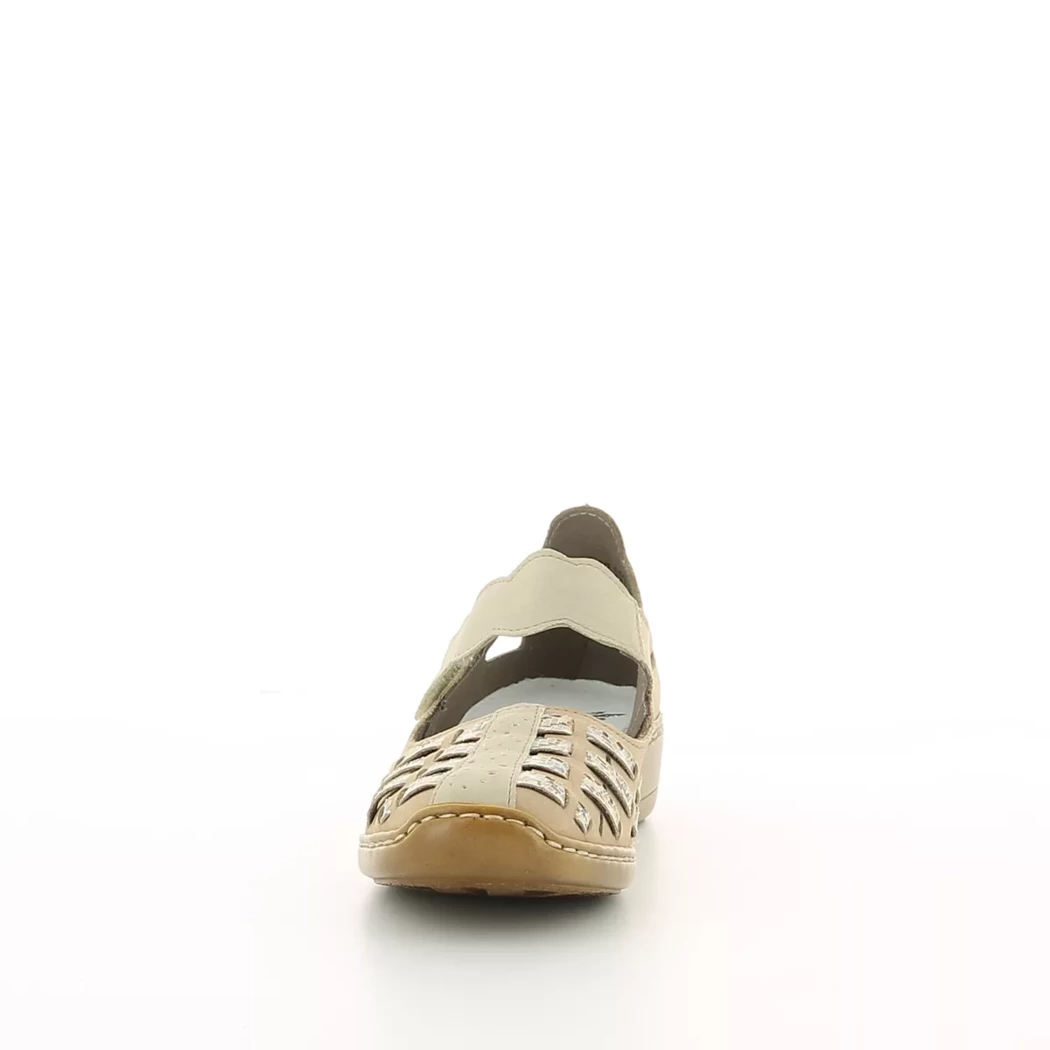 Image (5) de la chaussures Rieker - Escarpins Beige en Cuir