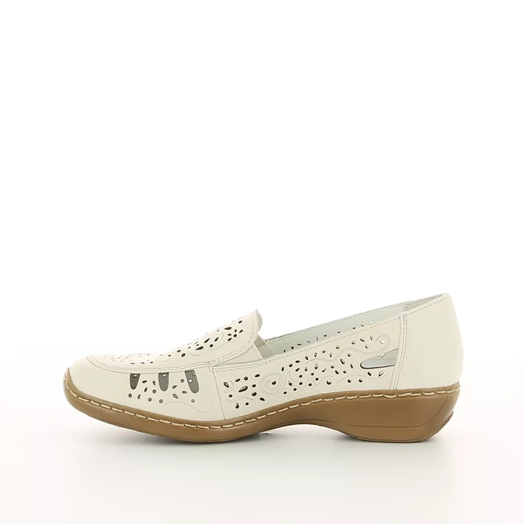 Image (4) de la chaussures Rieker - Mocassins Beige en Cuir