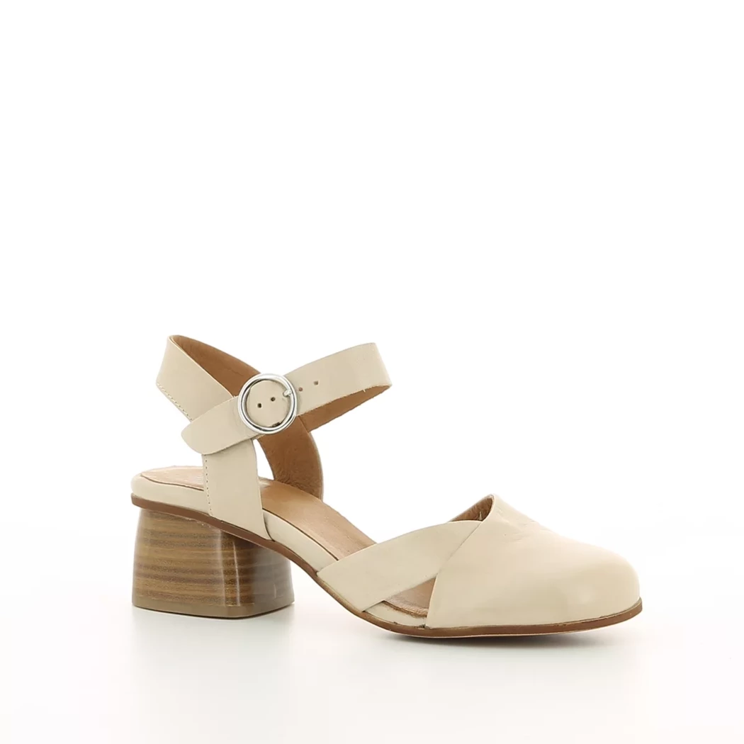 Image (1) de la chaussures Miz Mooz - Escarpins Beige en Cuir