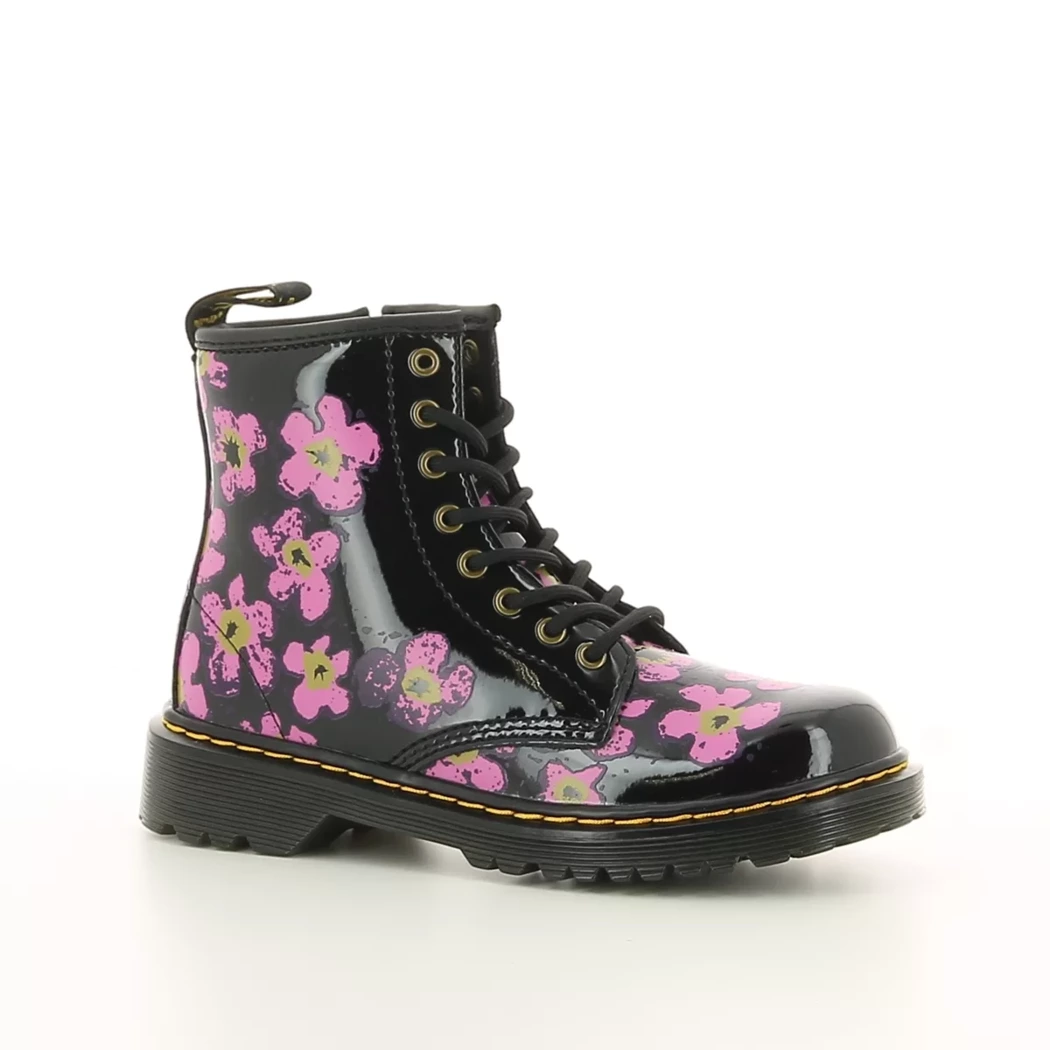 Image (1) de la chaussures Dr. Martens - Bottines Noir en Cuir vernis