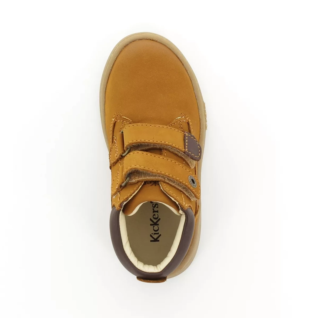 Image (6) de la chaussures Kickers - Bottines Cuir naturel / Cognac en Cuir nubuck