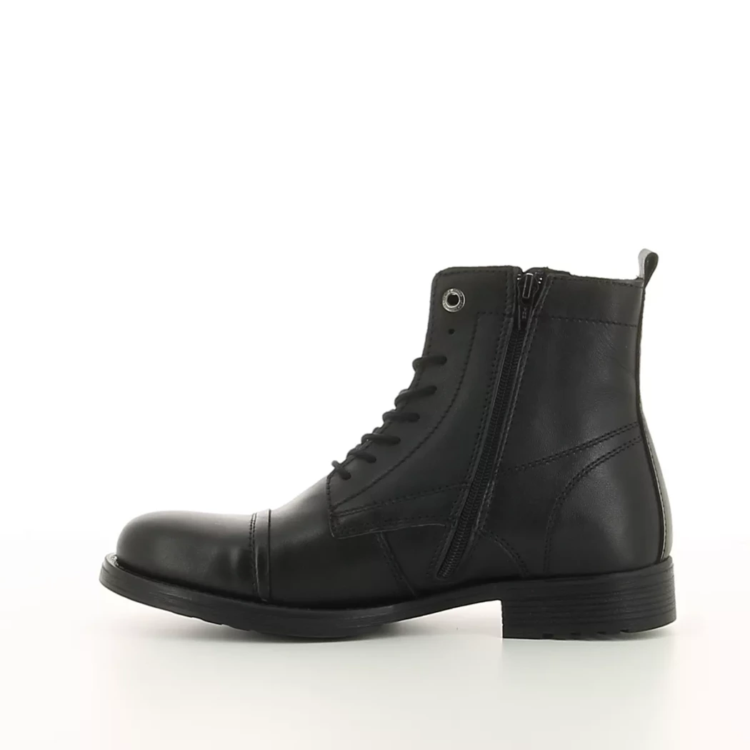 Image (4) de la chaussures Jack & Jones - Bottines Noir en Cuir