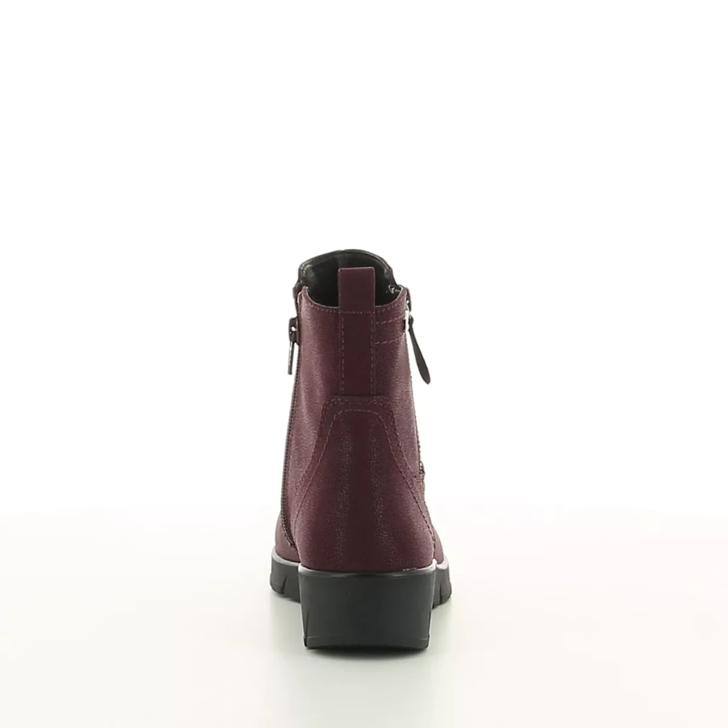 Image (3) de la chaussures Jana - Boots Bordeaux en Cuir nubuck