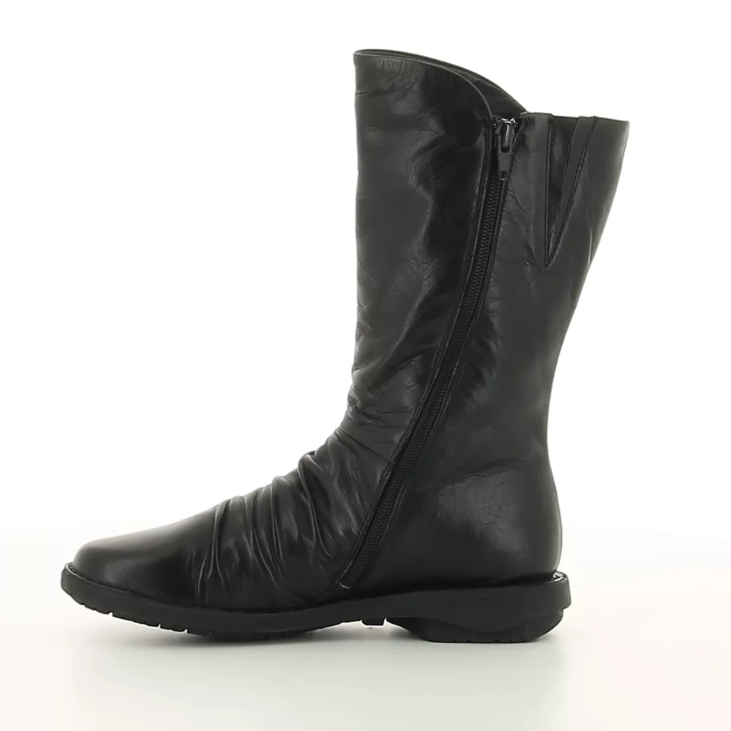 Image (4) de la chaussures Miz Mooz - Boots Noir en Cuir