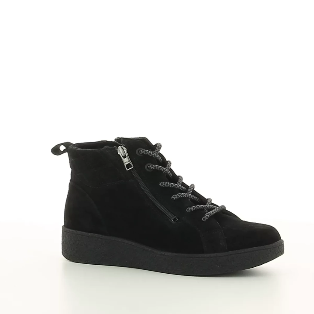 Image (1) de la chaussures Sens - Bottines Noir en Cuir nubuck