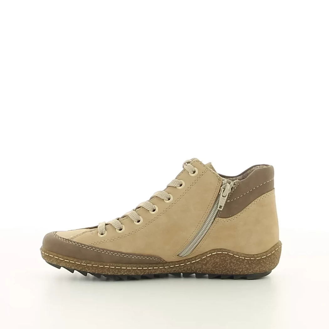 Image (4) de la chaussures Rieker - Bottines Beige en Cuir synthétique