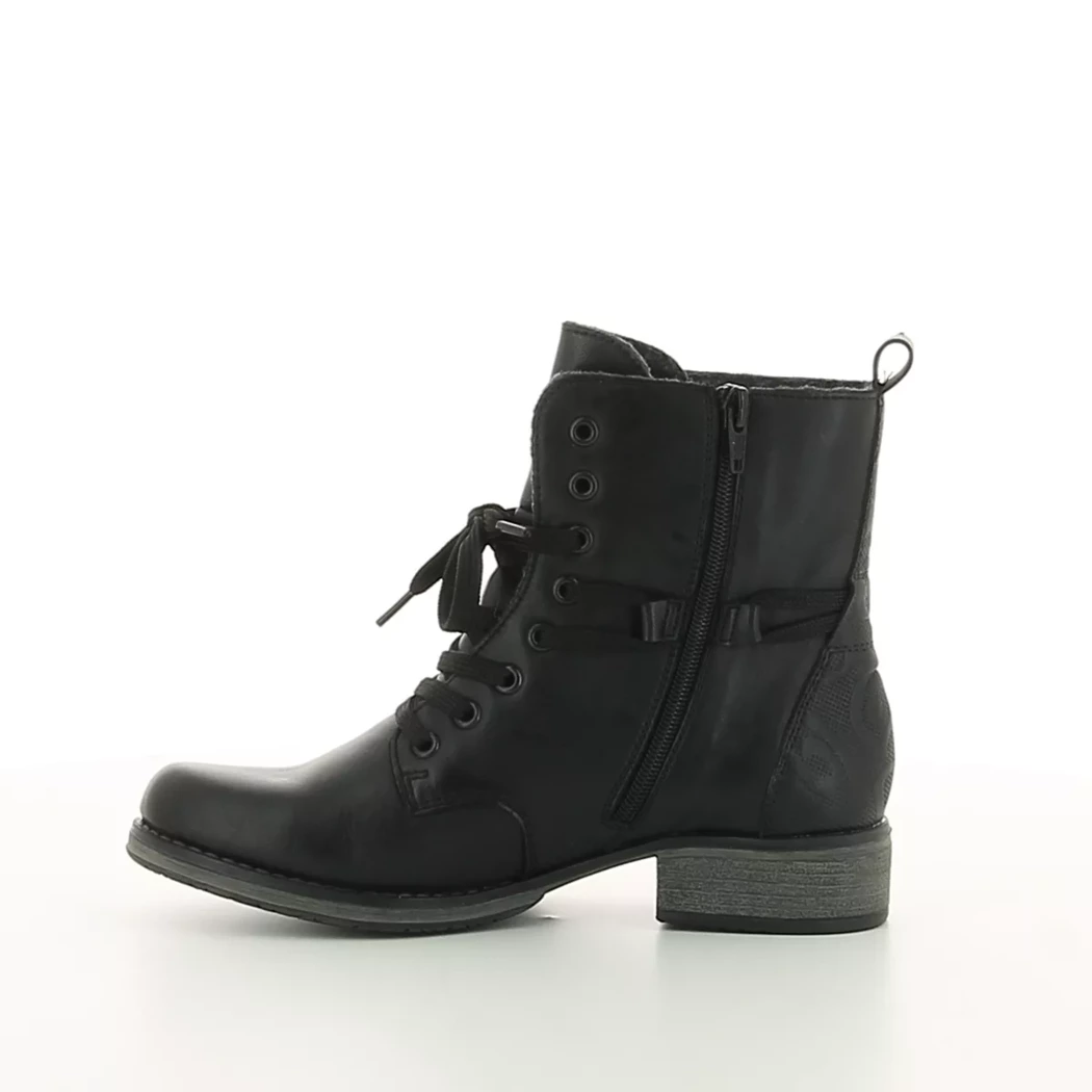 Image (4) de la chaussures Rieker - Bottines Noir en Cuir