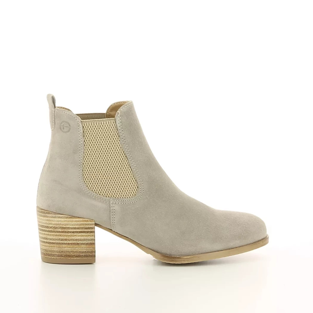 Image (2) de la chaussures Tamaris - Boots Taupe en Cuir nubuck