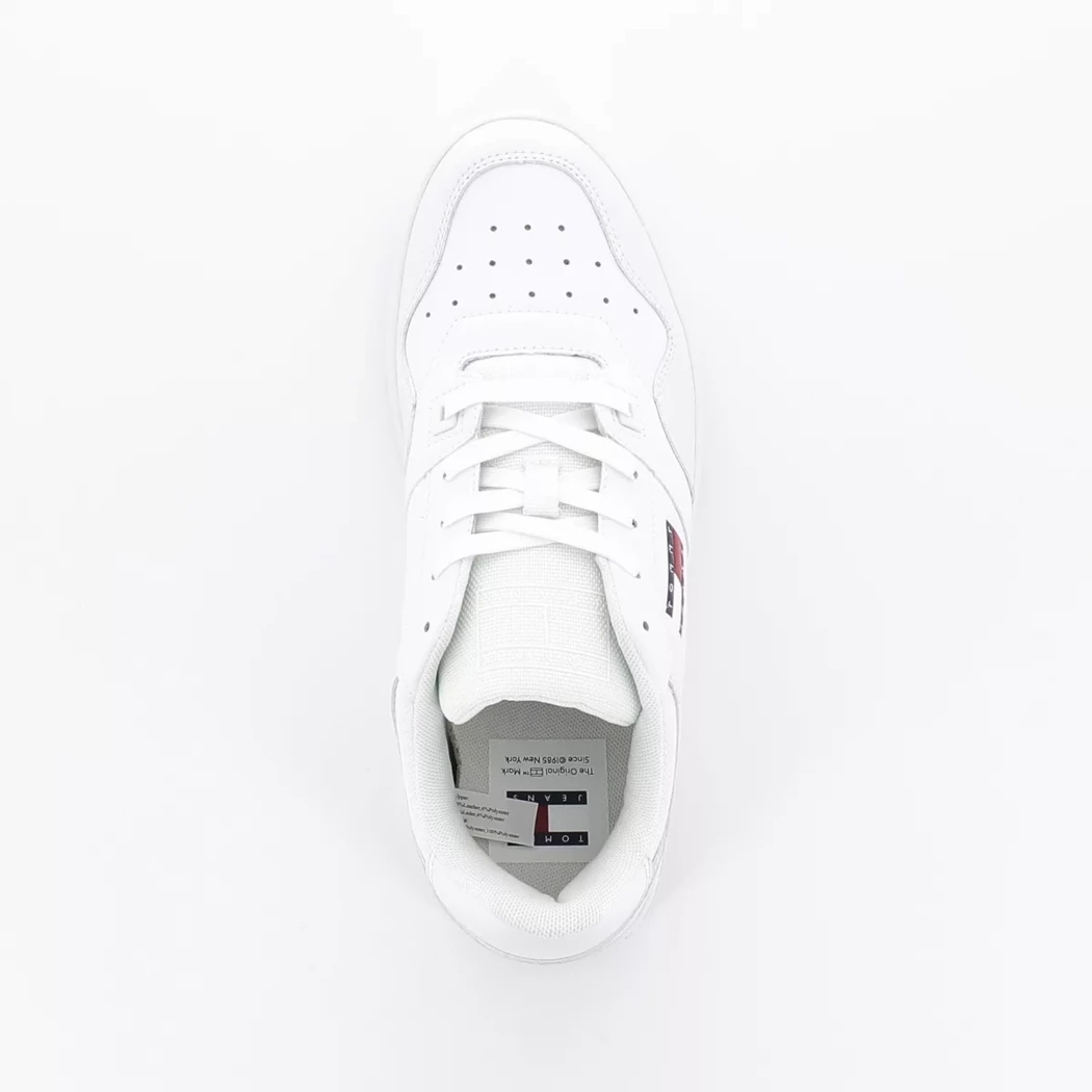 Image (6) de la chaussures Tommy jeans - Baskets Blanc en Cuir