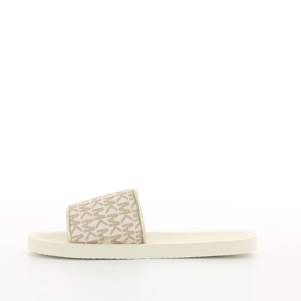 Image (4) de la chaussures Michael Kors Kids - Tongs et Plage Beige en Textile