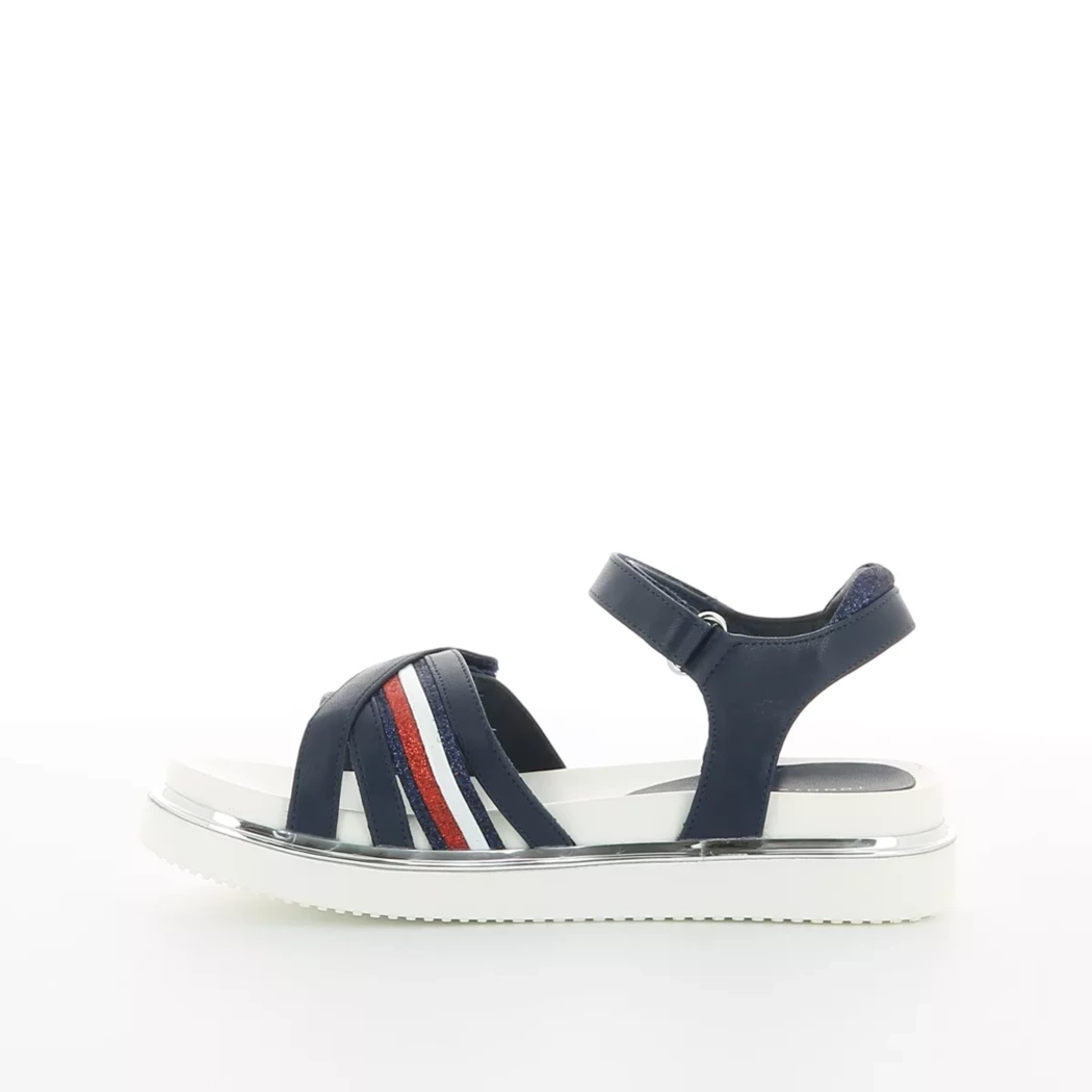 Image (4) de la chaussures Tommy Hilfiger - Sandales et Nu-Pieds Bleu en Cuir synthétique