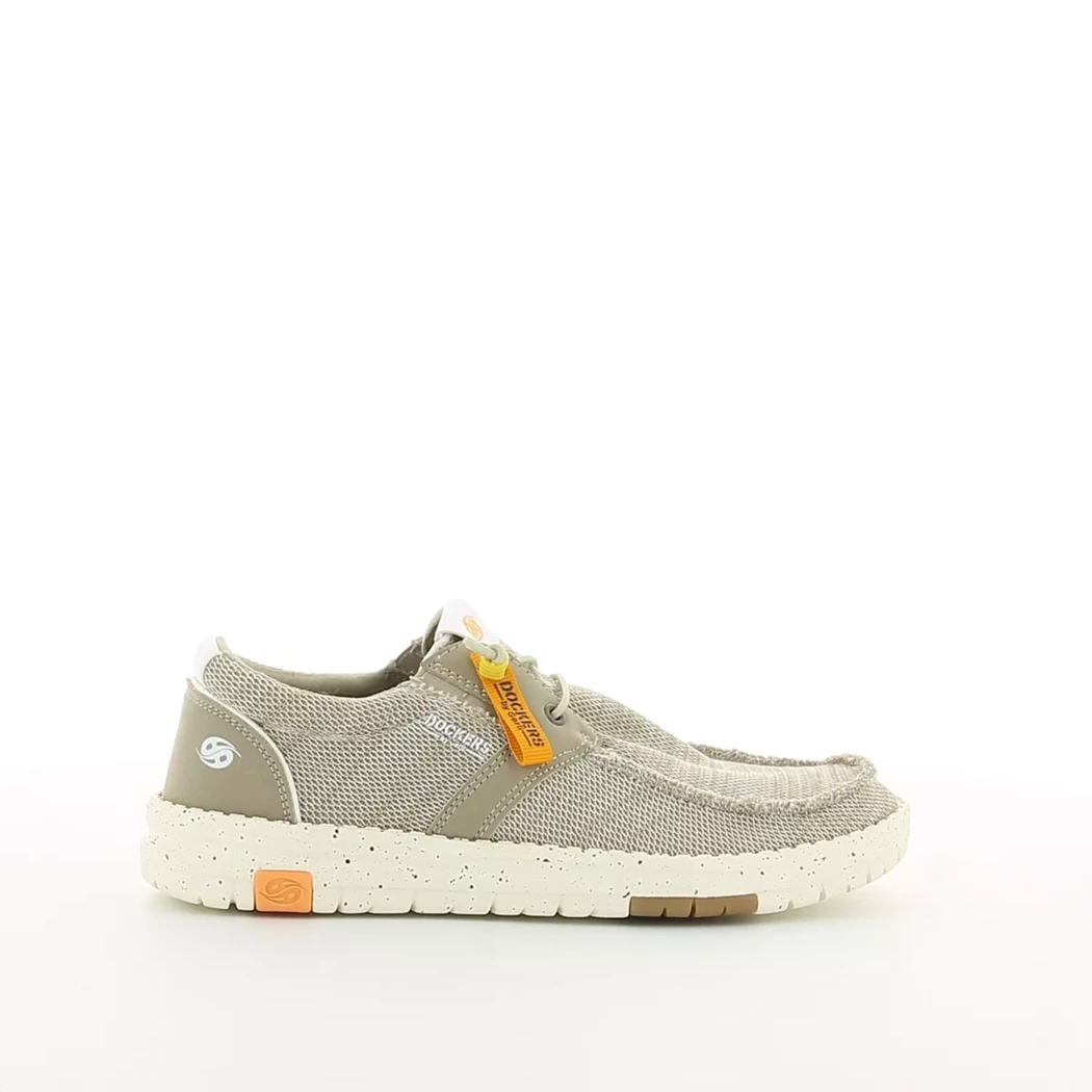 Image (2) de la chaussures Dockers - Baskets Beige en Textile