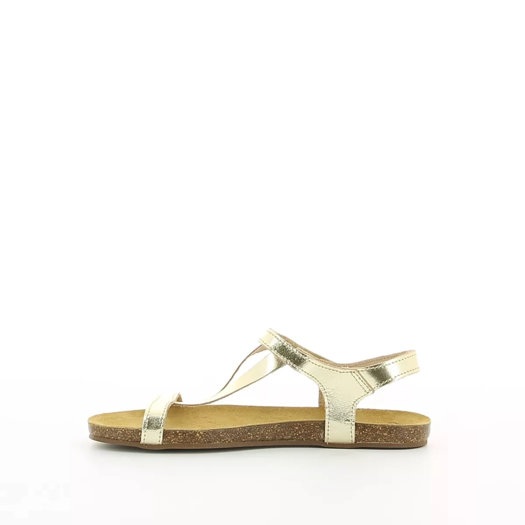 Image (4) de la chaussures Simplement B - Sandales et Nu-Pieds Or / Bronze / Platine en Cuir