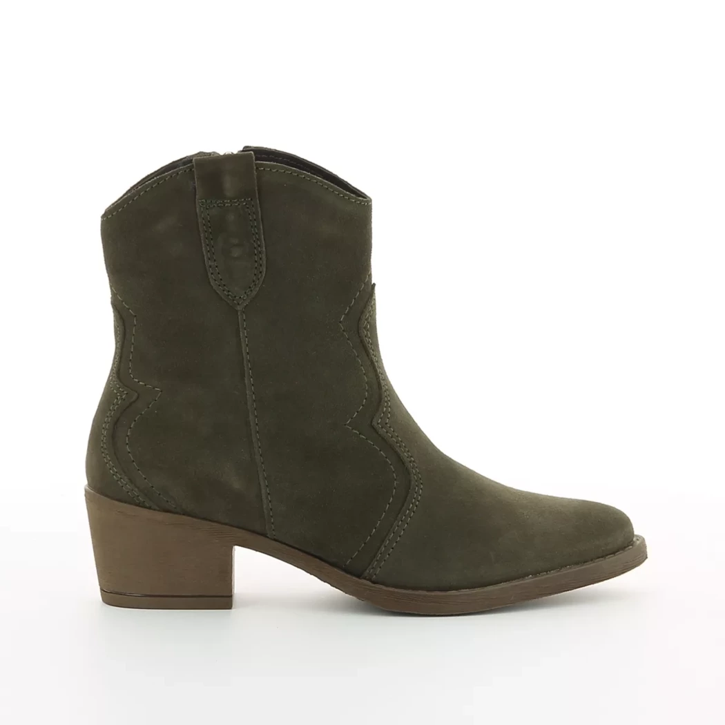 Image (2) de la chaussures Tamaris - Boots Vert en Cuir nubuck