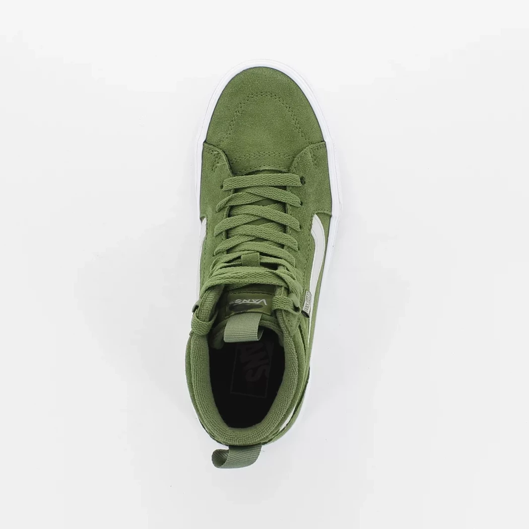 Image (6) de la chaussures Vans - Baskets Vert en Cuir nubuck