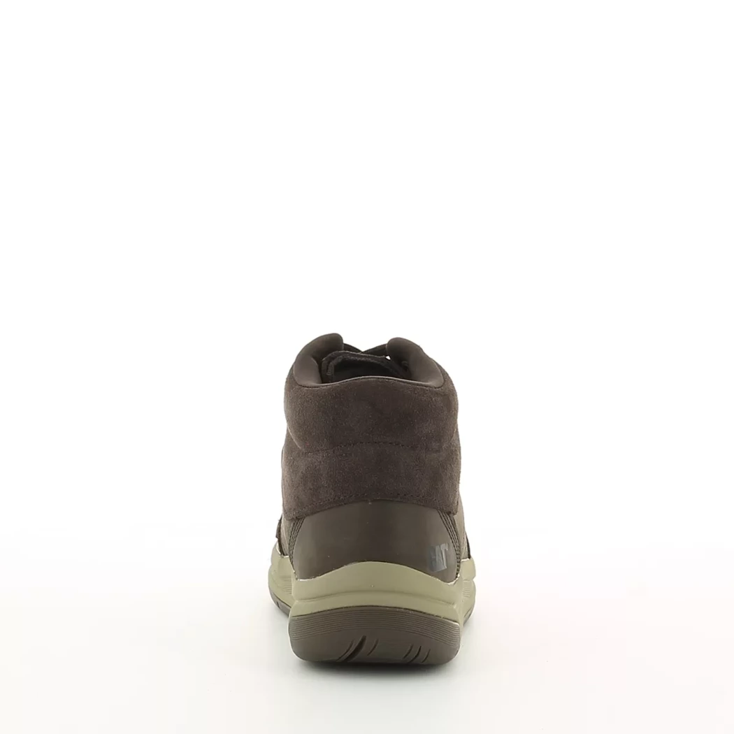 Image (3) de la chaussures Caterpillar - Bottines Marron en Cuir