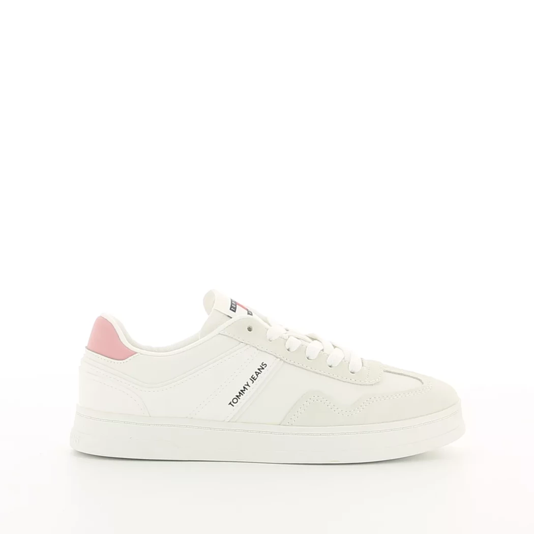 Image (2) de la chaussures Tommy jeans - Baskets Blanc en Cuir