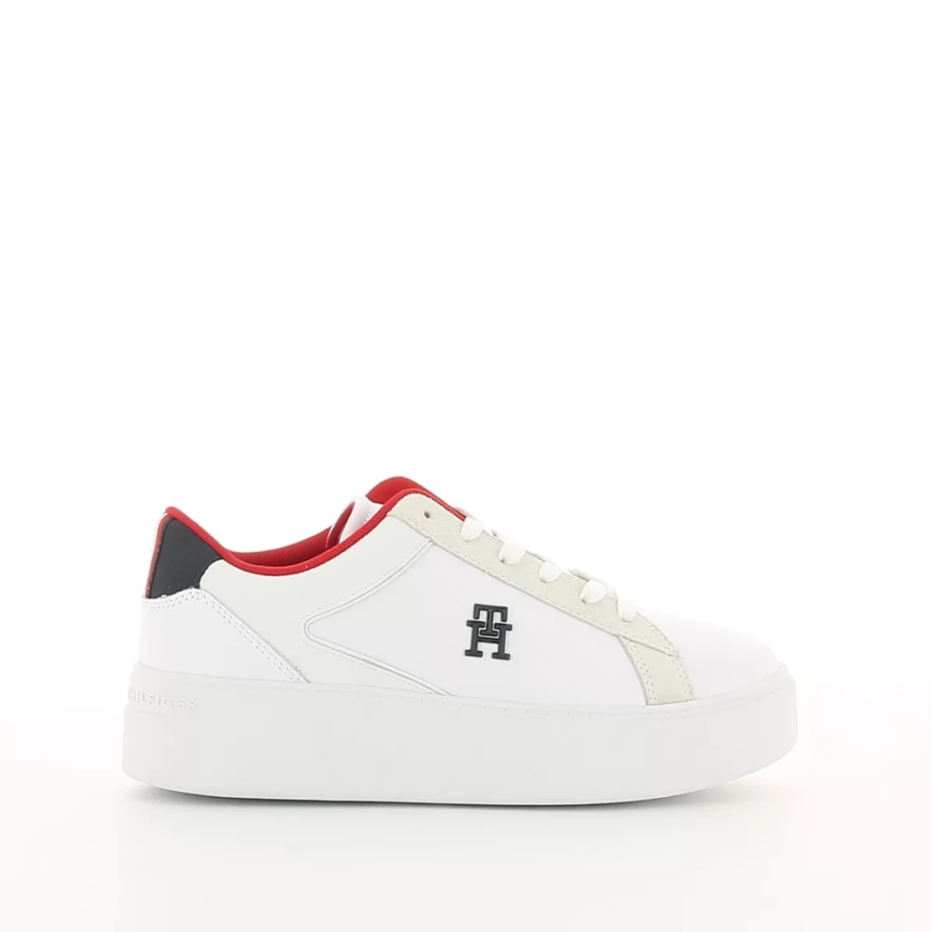 Image (2) de la chaussures Tommy Hilfiger - Baskets Blanc en Cuir