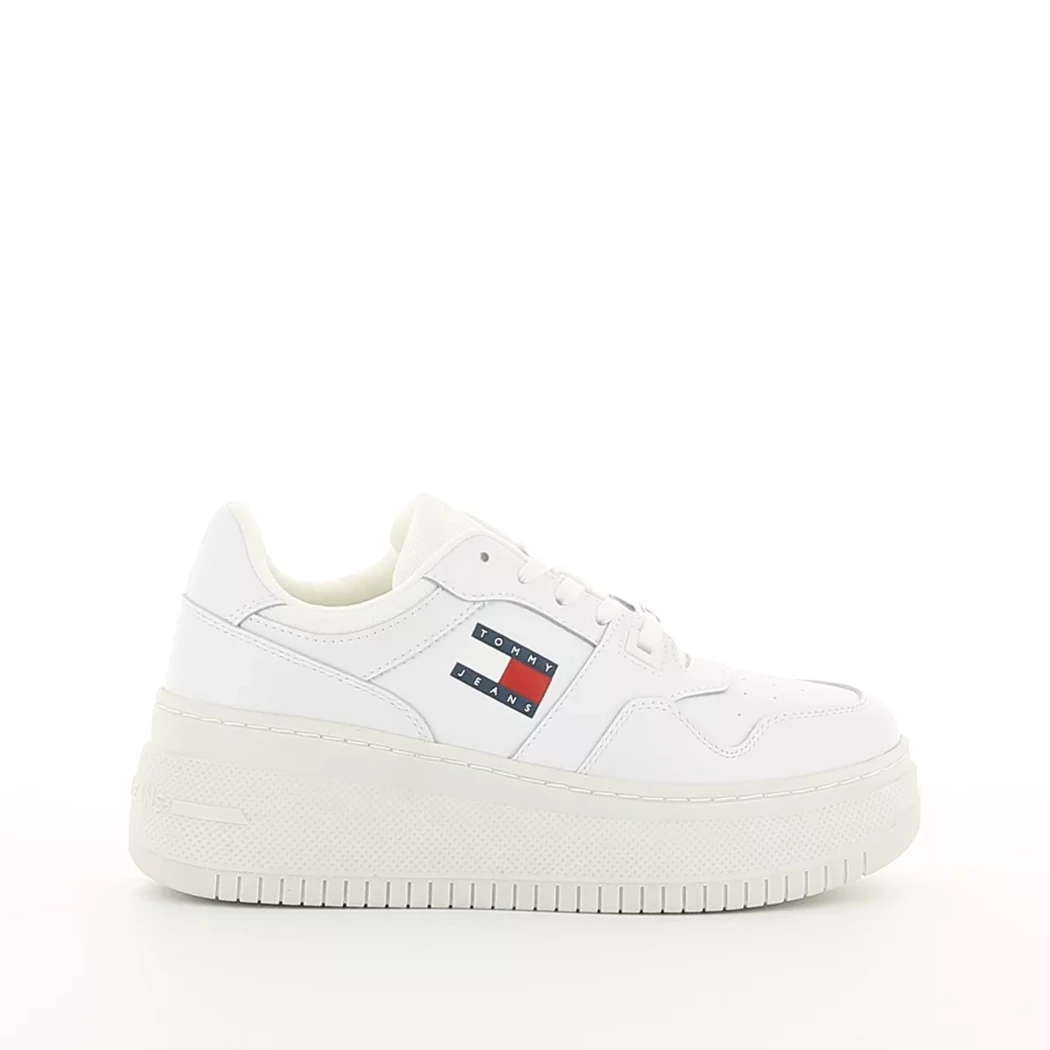 Image (2) de la chaussures Tommy jeans - Baskets Blanc en Cuir